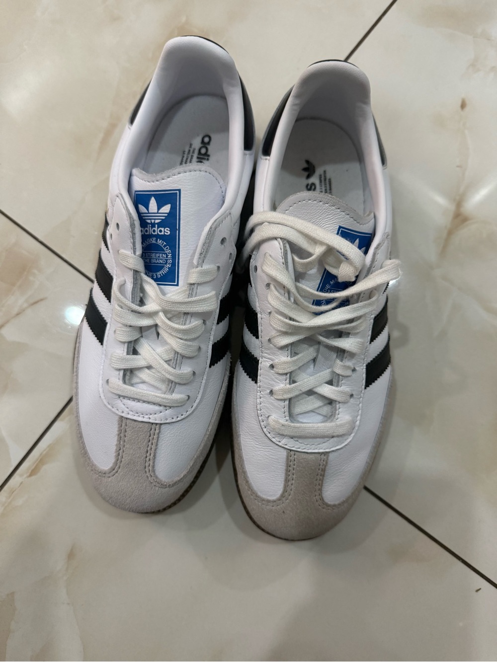 Brand new Adidas Sambas. Men’s 5 1/2/woman’s size 7